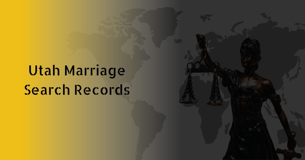 Utah Marriage Search Records